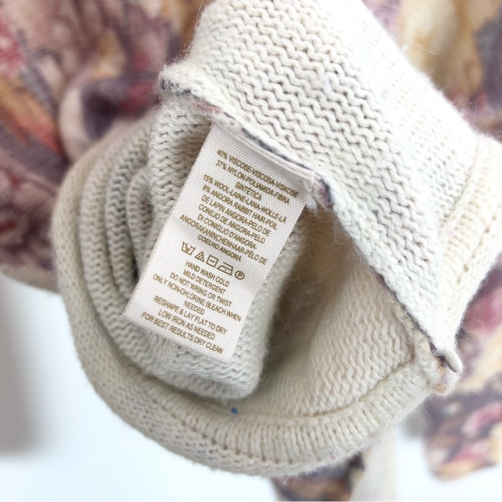 Free People Flower Bomb Distressed Floral Sweater‎ - Picture 5 of 6